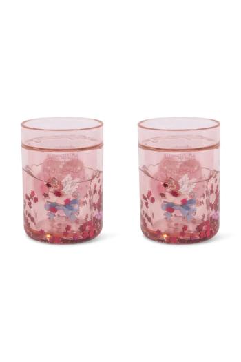 Sada pohárov Konges Sløjd 2 PACK GLITTER CUPS KS103024