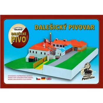 Dalešický pivovar: Stavebnice papírového modelu (8594168990539)