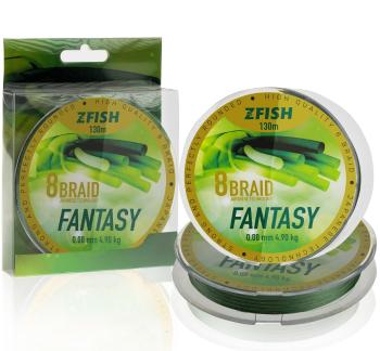 Zfish splénaná šňůra fantasy 8 braid 130 m - 0,10 mm 6,5 kg