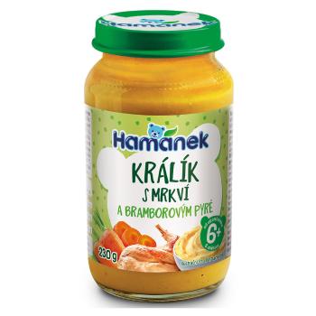 HAMÁNEK Králik s mrkvou a zemiakovým pyré 230 g