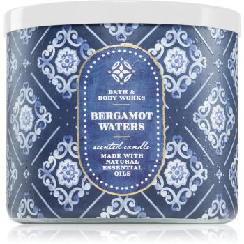 Bath & Body Works Bergamot Waters vonná svíčka 411 g