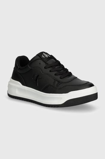 Dětské sneakers boty Calvin Klein Jeans černá barva, V3A9-80980