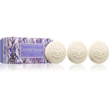 Saponificio Artigianale Fiorentino Tuscan Lavender Set sada tuhých mýdel s vůní levandule 6x50 g