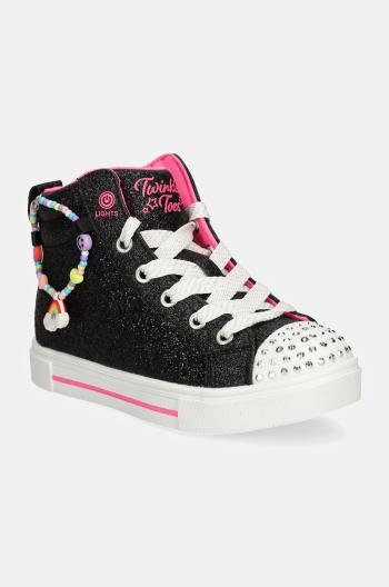 Dětské tenisky Skechers TWINKLE SPARKS černá barva, 314816L