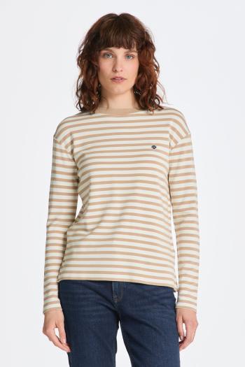 TRIČKO GANT D1. ICON G STRIPE LS T-SHIRT DRY SAND2