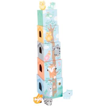 Small foot Stacking Tower Pastel Animals skládací věž 12m+ 10 ks