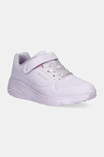 Dětské sneakers boty Skechers UNO LITE fialová barva, 310459L