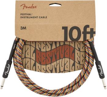 Fender Festival Instrument Cable 10' Rainbow