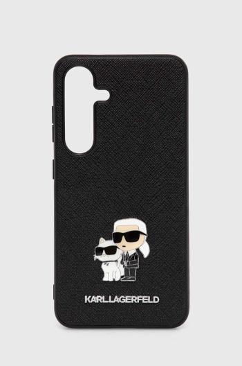 Obal na telefon Galaxy Karl Lagerfeld S24 S921 černá barva, KLHCS24SPSAKCMPK