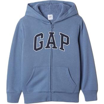 GAP V-OC COZY LOGO Chlapecká mikina, modrá, velikost