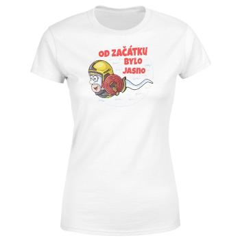 Tričko Hasičská spermie (Velikost: 2XL, Typ: pro ženy, Barva trička: Bílá)