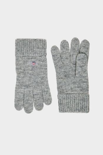 RUKAVICE GANT SHIELD WOOL GLOVES GREY MELANGE