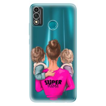 Odolné silikonové pouzdro iSaprio - Super Mama - Two Boys - Honor 9X Lite