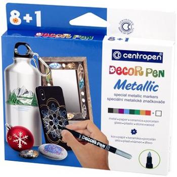 Centropen popisovač Decorpen 2737/8+1 metalic (313572)