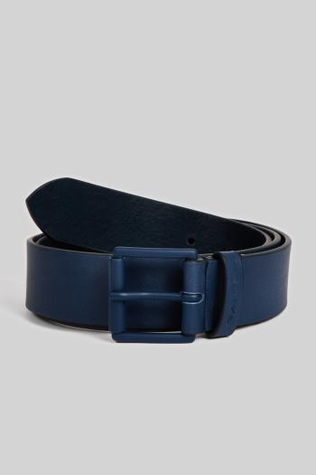 OPASEK GANT TONAL BUCKLE LEATHER BELT DUSTY BLUE SEA