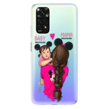 Odolné silikonové pouzdro iSaprio - Mama Mouse Brunette and Girl - Xiaomi Redmi Note 11 / Note 11S