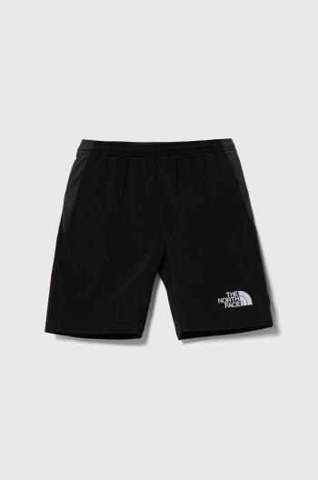 Dětské kraťasy The North Face REACTOR SHORT černá barva, nastavitelný pas