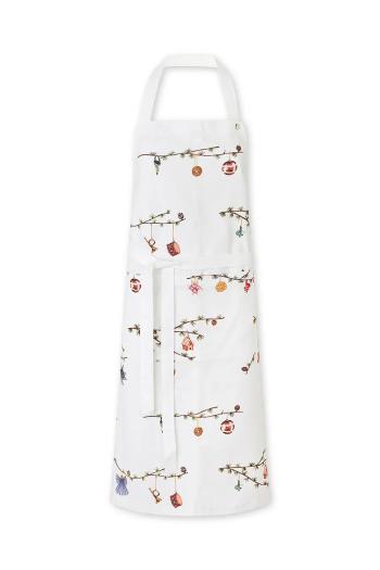 Bavlnená kuchynská zástera Kähler Hammershoi biela farba