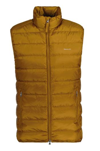 VESTA GANT LIGHT DOWN GILET WARM BROWN