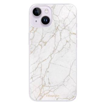 Odolné silikonové pouzdro iSaprio - GoldMarble 13 - iPhone 14