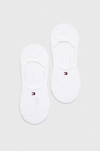 Ponožky Tommy Hilfiger 2-pack dámské, bílá barva, 701227565