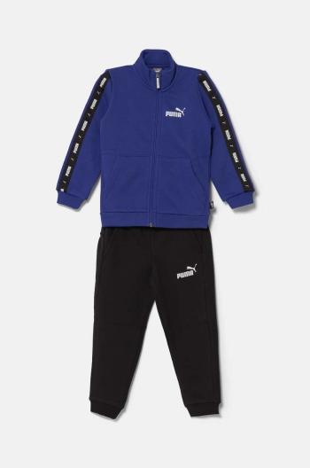 Dětská tepláková souprava Puma Tape Sweat Suit tmavomodrá barva, 670114