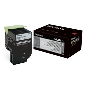 LEXMARK 80C0S10 - originální toner, černý, 2500 stran