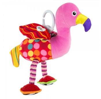 Babakocsira rögzíthető játék Lamaze flamingo Fiona