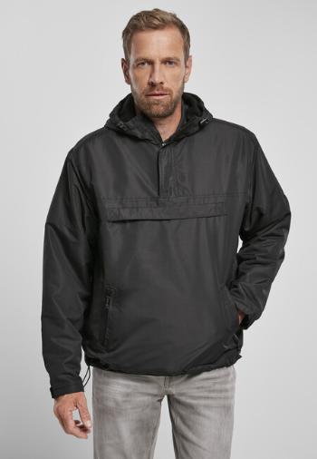 Brandit Fleece Pull Over Windbreaker black - L