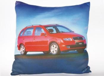 Vankúš, Fabia, červená, 40 x 40 cm