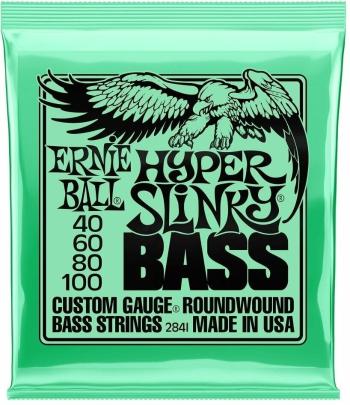 Ernie Ball Hyper Slinky Bass 40 - 100 Struny pro baskytaru