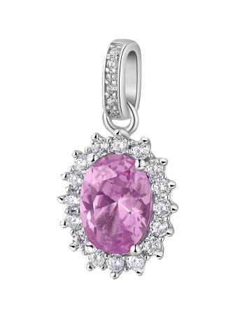 Brosway Elegantní stříbrný přívěsek Fancy Vibrant Pink FVP13