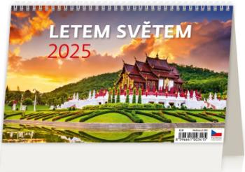 Letem světem 2025 - stolní kalendář