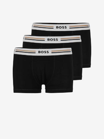 BOSS Boxerky 3 ks Černá