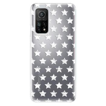 Odolné silikonové pouzdro iSaprio - Stars Pattern - white - Xiaomi Mi 10T / Mi 10T Pro