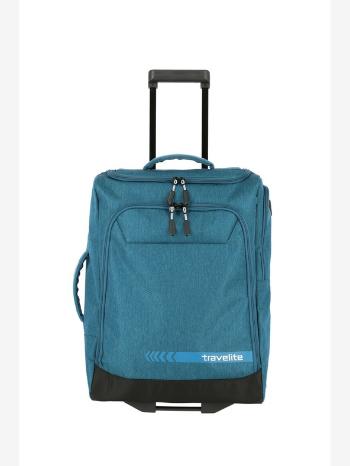 Travelite Kick Off Wheeled Duffle S - petrolejová Táska Kék