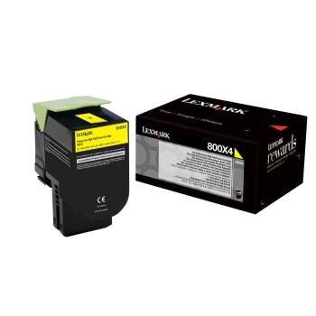 Lexmark 80C0X40 žlutý (yellow) originální toner