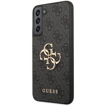 Guess PU 4G Metal Logo Zadní Kryt pro Samsung Galaxy S23+ Grey (GUHCS23M4GMGGR)