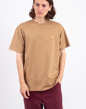 Tričko Carhartt WIP S/S Chase T-Shirt Peanut/Gold