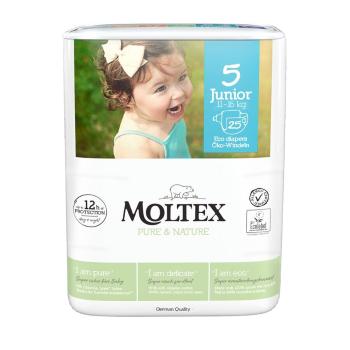 Moltex Pure & Nature Junior 11-16 kg dětské pleny 25 ks