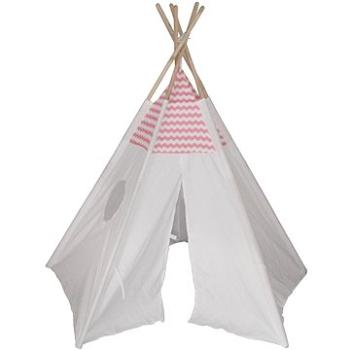 Dětský stan Teepee PINK, rozměry 106x106x150cm (T-208)