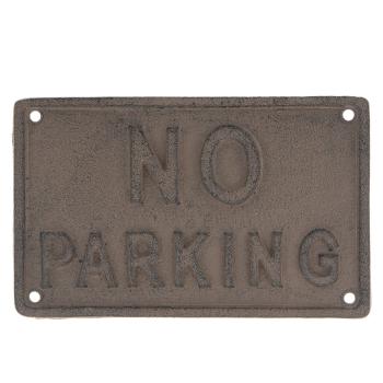 Cedulka No parking - 19*12*0.5 cm 6Y3013