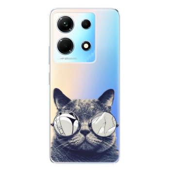 Odolné silikonové pouzdro iSaprio - Crazy Cat 01 - Infinix Note 30