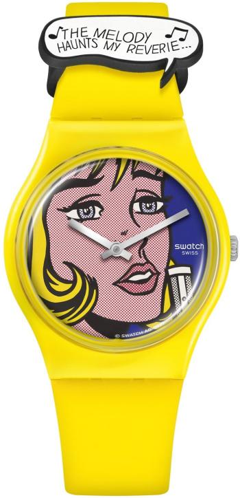 Swatch Reverie by Roy Lichtenstein, the Watch SO28Z117