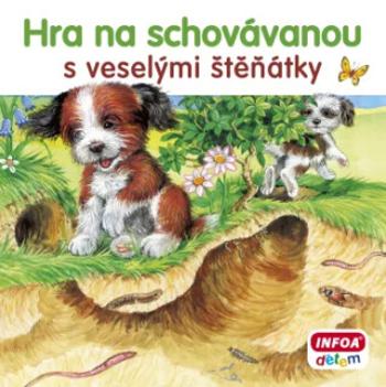 Hra na schovávanou s veselými štěňátky