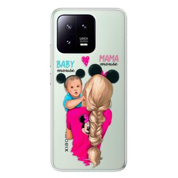 Odolné silikonové pouzdro iSaprio - Mama Mouse Blonde and Boy - Xiaomi 13