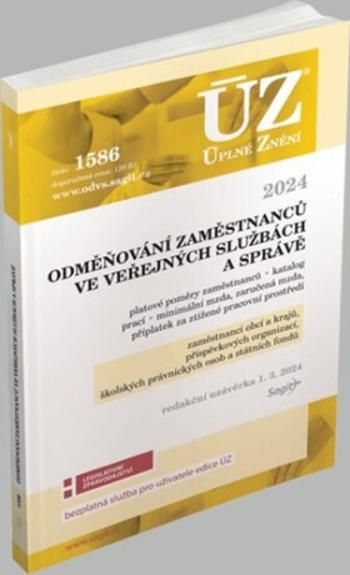 ÚZ 1586 Odměňování zaměstnanců ve veřejných službách a správě 2024