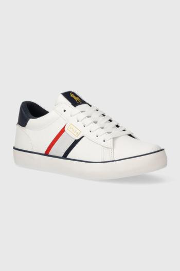 Dětské sneakers boty Polo Ralph Lauren bílá barva