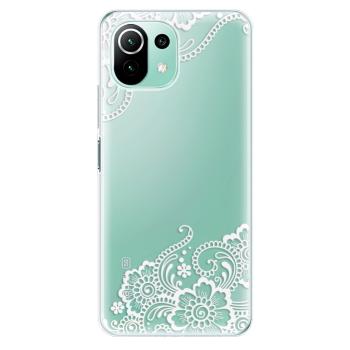 Odolné silikonové pouzdro iSaprio - White Lace 02 - Xiaomi Mi 11 Lite