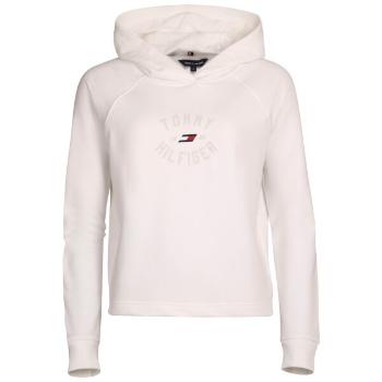 Tommy Hilfiger RELAXED TH GRAPHIC HOODIE Dámská mikina, bílá, velikost